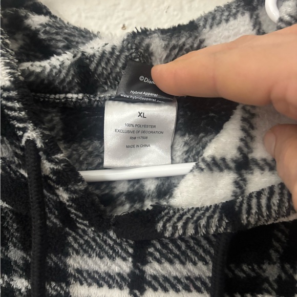 Disney Mickey Mouse Hoodie - Black and White - Picture 3 of 5